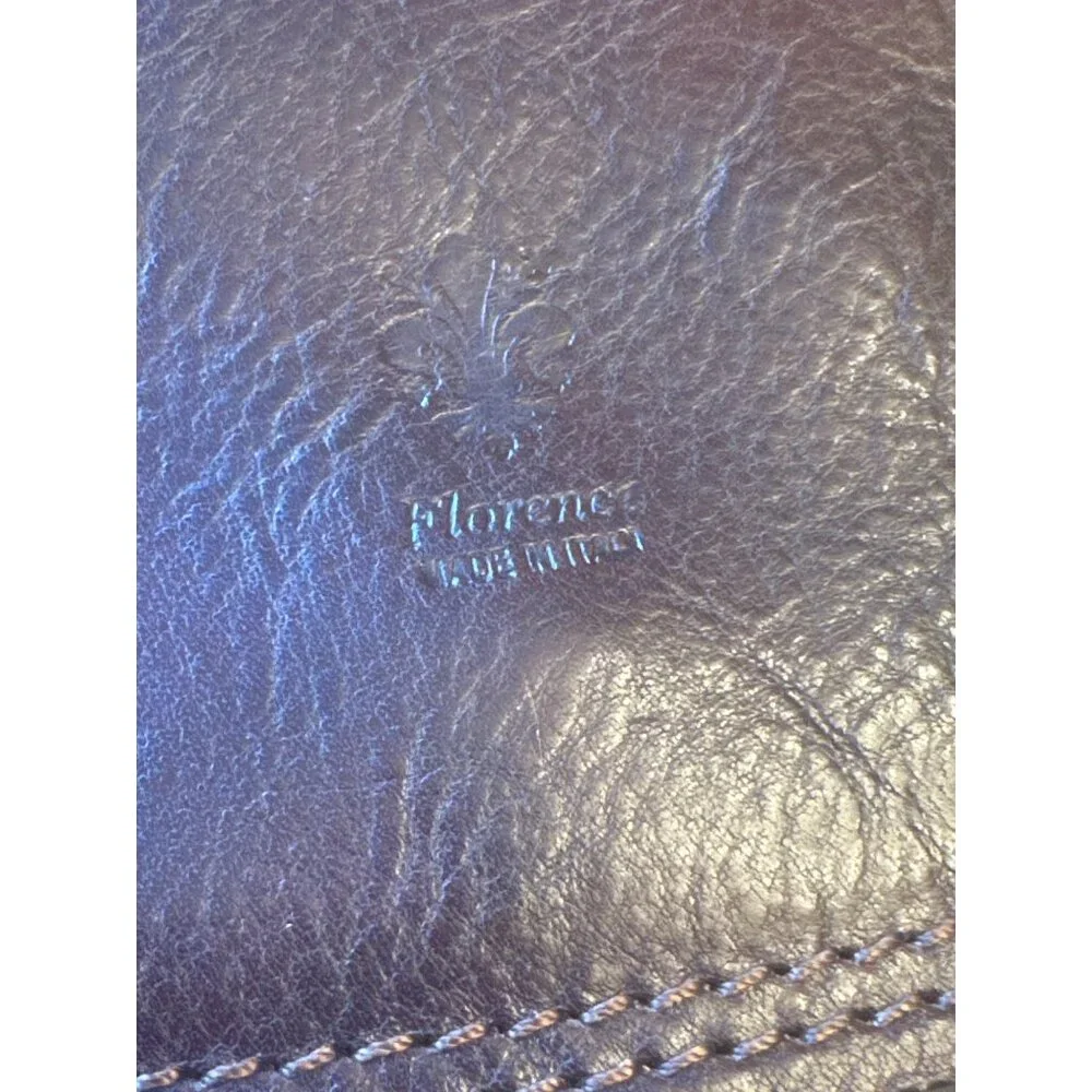 Genuine Leather Florence‎ Crossbody Bag Minnimalist Western Made in Italy
